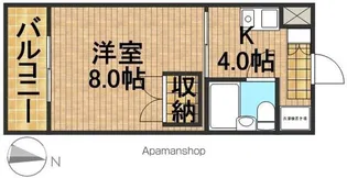 ジュネス陽向【1階】の間取り