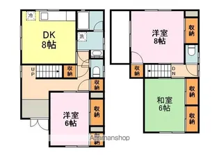 広島県福山市南手城町1丁目【一戸建】の間取り