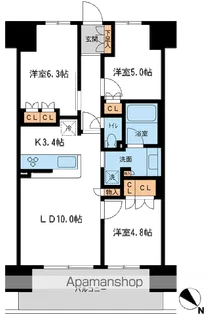BLESS宮崎台【3階】の間取り