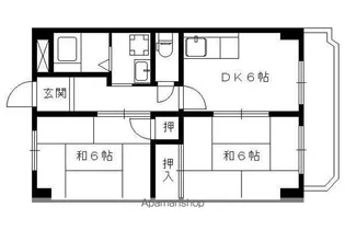 セブンロード【4階】の間取り