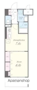 リッツ ラピス【8階】の間取り