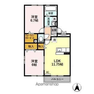 D’GRANCE(ディーグランセ)【2階】の間取り