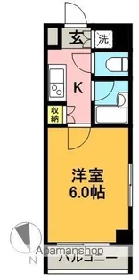 東京都杉並区浜田山3丁目【マンション】の間取り