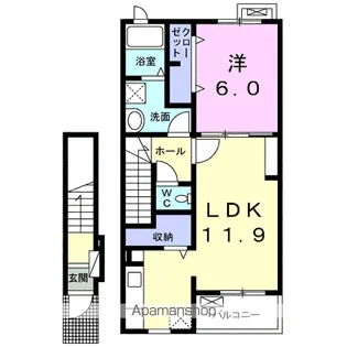DAICHI A【2階】の間取り
