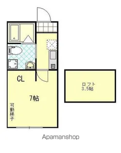 シエルクレスト杉田【2階】の間取り