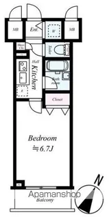 フェニックス横濱関内BAY GAIA【3階】の間取り