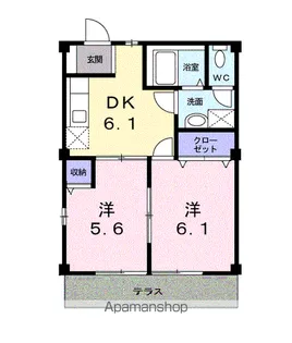 ニューシティーM【1階】の間取り