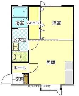 ハイツフォレスト【203号室】の間取り