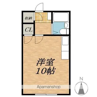 シャンポール中田【1階】の間取り