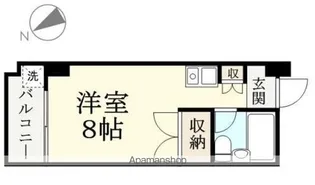 アペックス四ツ井【206号室】の間取り