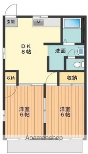 フレグランス片倉【103号室号室】の間取り