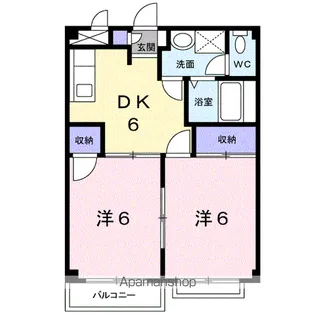 ボンレーブ【1階】の間取り