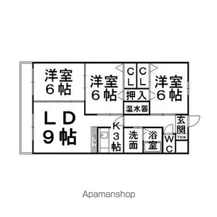 フェイマスKITAMI2番館【4階】の間取り