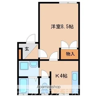 アヴァンティ・コジマⅡ【1階】の間取り