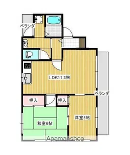 ドミール神田壱番館【101号室】の間取り