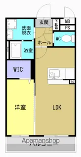 フルール【204号室】の間取り