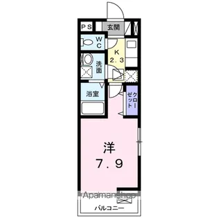 クーア【1階】の間取り