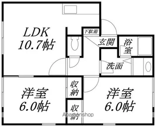 ラ・メゾン123【2階】の間取り