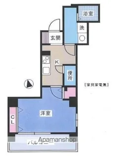 グランドルチェ国泰寺【4階】の間取り