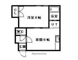 スカイシティB【3階】の間取り