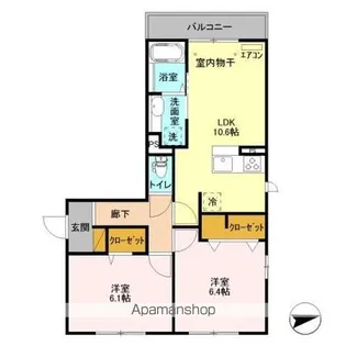 アステールピュールK【3階】の間取り