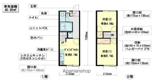 レオパレスボヌール【103号室】の間取り