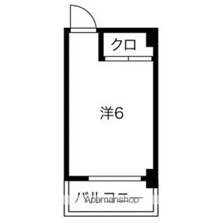 覚王山ドミトリー河合ビル【402号室】の間取り
