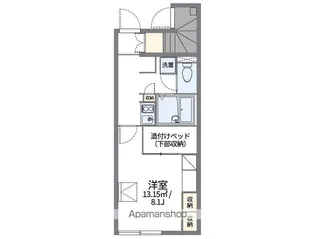 レオパレスプロシード【1階】の間取り