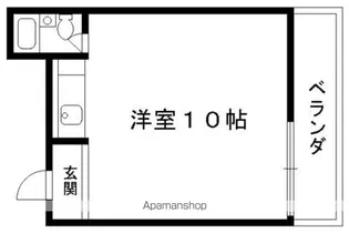 DJハイツ【401号室】の間取り