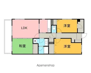 橋本ガーデンテラス弐番館【3階】の間取り