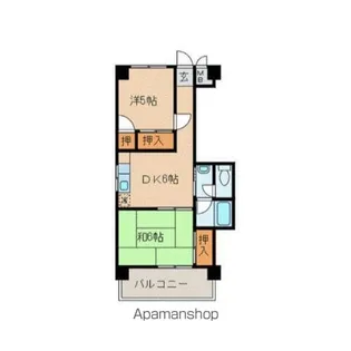 西陣レジデンス【5階】の間取り