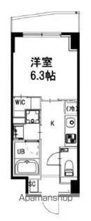 市ヶ谷仲之町ヒルズ ウイングSOUTH棟【4階】の間取り