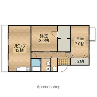静岡県浜松市中央区萩丘2丁目【マンション】の間取り