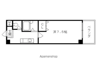 ヴィーブルゴヘエ【4A号室】の間取り