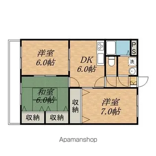 セシボン北澤【3A号室】の間取り