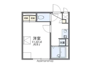 レオパレスプレミール【1階】の間取り