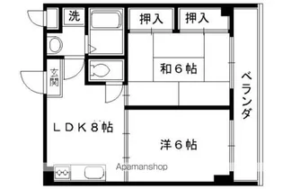 アーバン四条梅ノ宮【2階】の間取り