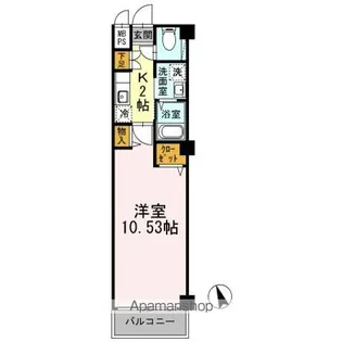 フォンテーヌ【1階】の間取り