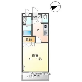 グランチェスタ【103号室】の間取り