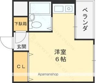 コンフォートハイツ岩崎【2階】の間取り