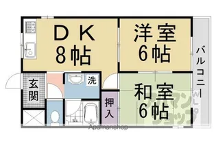 コンポステラ【101号室】の間取り
