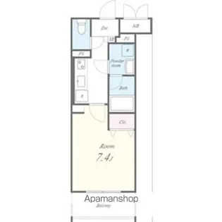 メゾンアイカ【3階】の間取り