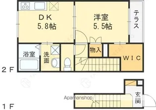 セラフィーメゾン香里園【2階】の間取り