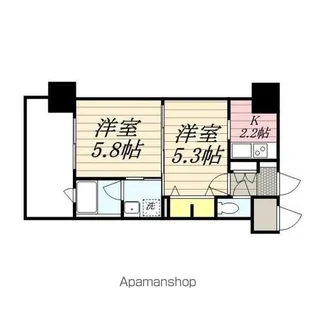 エンクレストNEO博多駅南【9階】の間取り