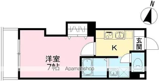 みおつくし城北【206号室号室】の間取り