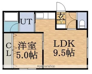 シャトーN21【2階】の間取り