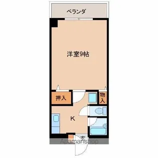 コスモ恒久【509号室】の間取り