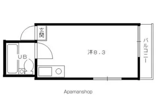 サニーハウス【4B号室】の間取り