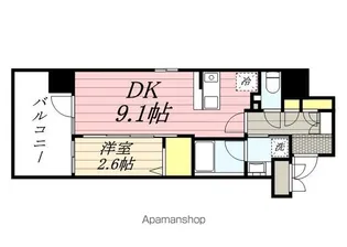 グランフォーレプライム六本松【8階】の間取り