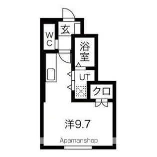 ル・メイユール東宮野目B棟【1階】の間取り